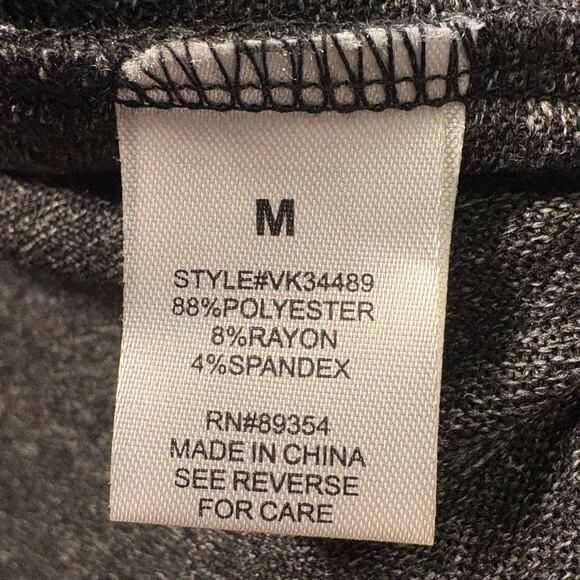 Adrienne Vittadini Gray Top Size Medium - Picture 5 of 6